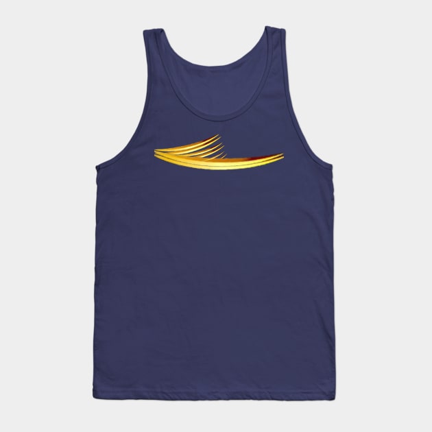 Gold art Tank Top by Dilhani